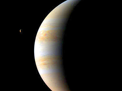 Jupiter as seen from the Cassini spacecraft