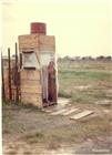 But there was a shower even though you had to climb up ammo crates to pour water into the drum to fill it.